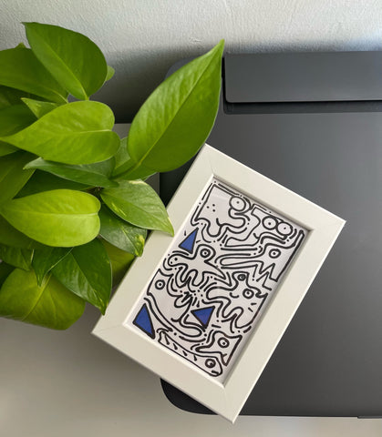 Inspiration Doodle Art with Frame